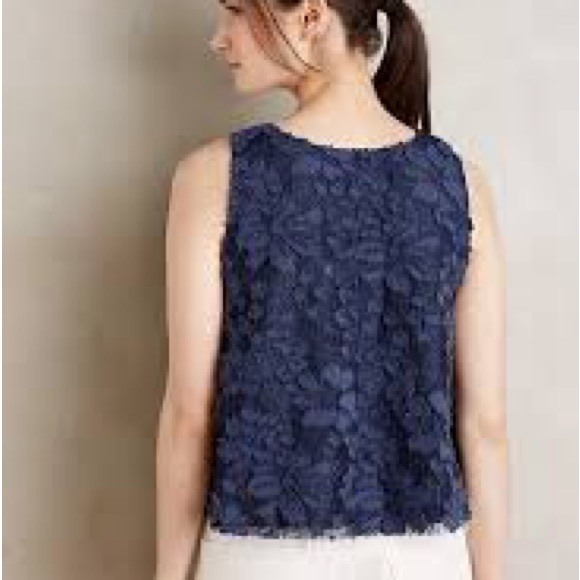 NWT Anthropologie Maeve “Kenia” V-Neck Swing Top - Picture 4 of 10